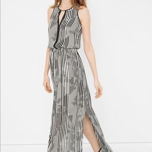 Black and White striped dress